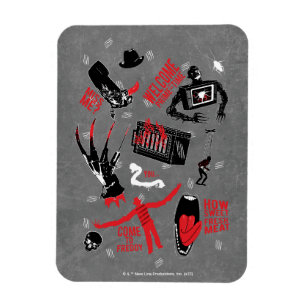 A Nightmare on Elm Street   Freddy Krueger Talk Magnet