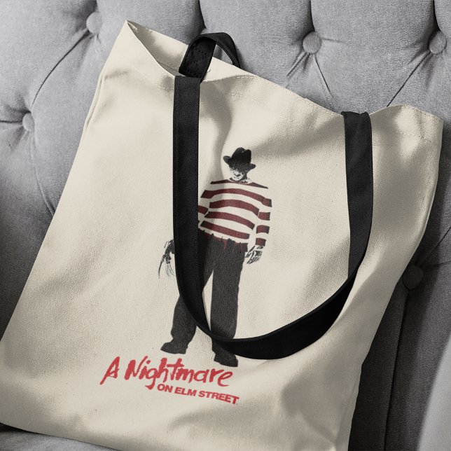 A Nightmare on Elm Street | Freddy Krueger Tote Bag (Tote bag on chair)