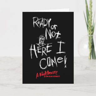 A Nightmare on Elm Street   Here I Come Card