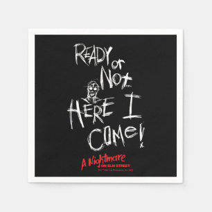 A Nightmare on Elm Street   Here I Come Napkin