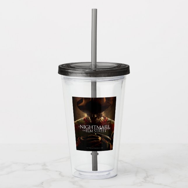 A Nightmare on Elm Street | Movie Poster Acrylic Tumbler (Front)