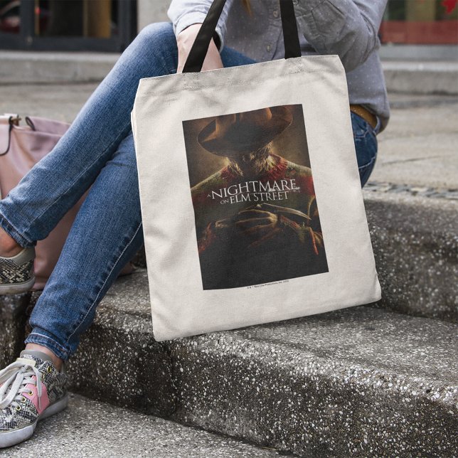 A Nightmare on Elm Street | Movie Poster Tote Bag (Person carrying tote bag)
