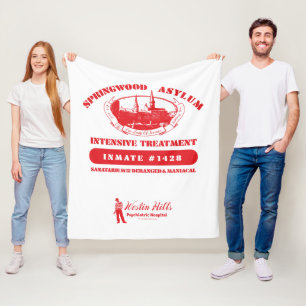 A Nightmare on Elm Street   Springwood Asylum Fleece Blanket