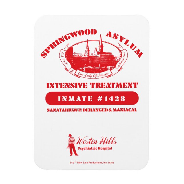 A Nightmare on Elm Street | Springwood Asylum Magnet (Vertical)