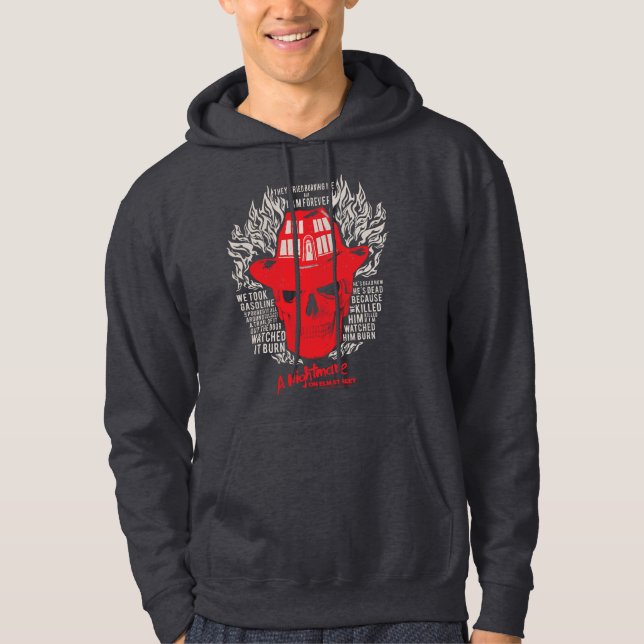 A Nightmare on Elm Street | They Tried To Burn Me Hoodie (Front)