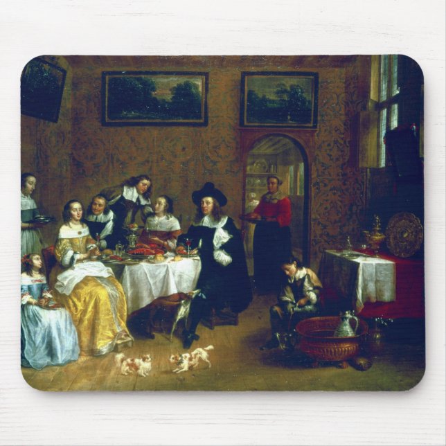 A Noble Family Dining Mouse Mat (Front)