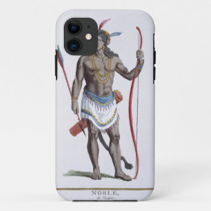 A Noble from Virginia, 1780 (coloured engraving) iPhone 11 Case