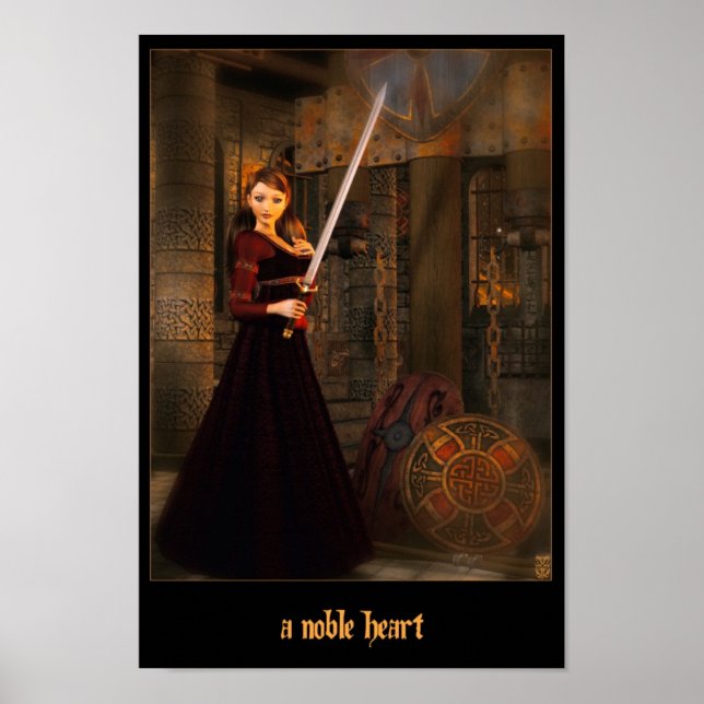 A noble heart poster (Front)