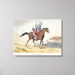 A Noble Tcherkesse, etched by the artist, publishe Canvas Print