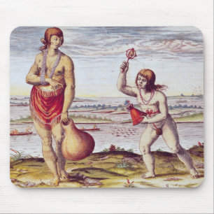 A Noblewoman from Pomeiooc Mouse Mat