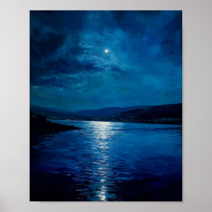 A Nocturnal Symphony of Moonlight Poster