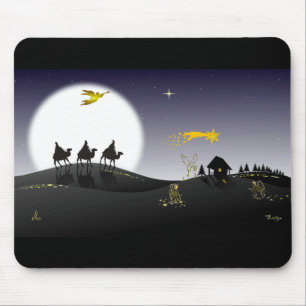 A Noite Santa e os Três Reis Magos Mouse Mat