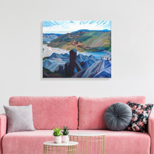 A Northern Silver Mine   Franklin Carmichael   Canvas Print