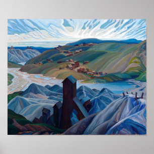 A Northern Silver Mine   Franklin Carmichael   Poster