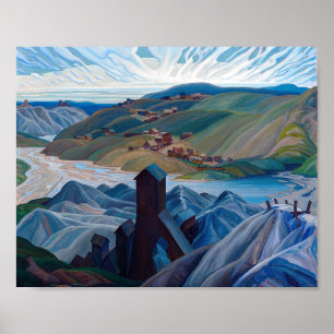 A Northern Silver Mine   Franklin Carmichael   Poster