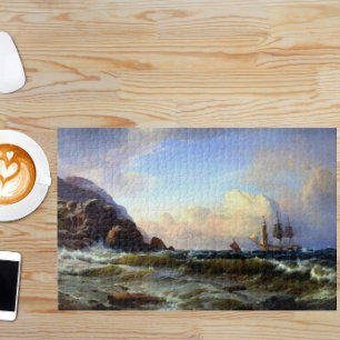 A Norwegian Coastline C.F. Sørensen 1868  Jigsaw Puzzle