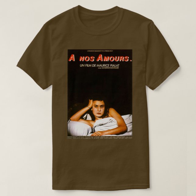 A nos Amours Poster T-Shirt (Design Front)
