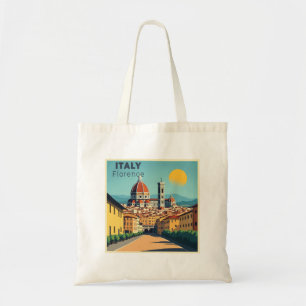 A Nostalgic Classic Travel Poster – Italy Florence Tote Bag