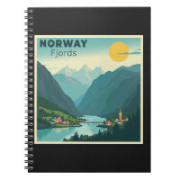 A Nostalgic Classic Travel Poster – Norway Fjords