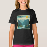 A Nostalgic Classic Travel Poster – Norway Fjords