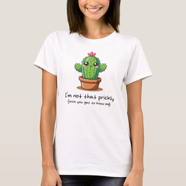 A not-so-prickly Catus T-Shirt (Front)
