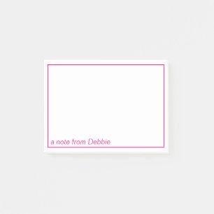 a note from