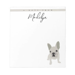 A Note from Custom Name French Bulldog DOG mum