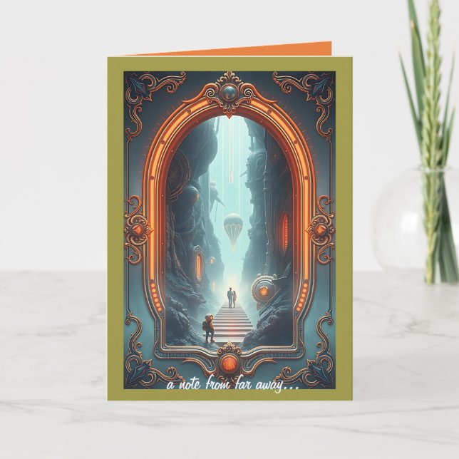 A Note From Far Away Card (Front)