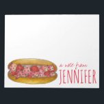 A Note From Personalised Maine Lobster Roll Gift<br><div class="desc">Notepad features an original marker illustration of a delicious Maine-style lobster roll sandwich. Great for your favourite Mainer, or your favourite foodie! Simply personalise with your information.</div>