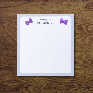 A Note From Teacher Notepad