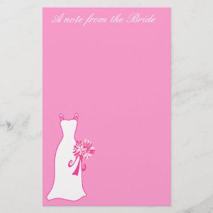 A note from the Bride Bridal Stationery