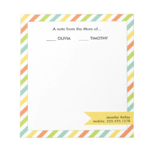 A Note from the Mum of...Bright Stripes