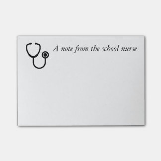 A note from the school nurse