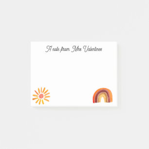A note from the Teacher Boho Bohemian Watercolor