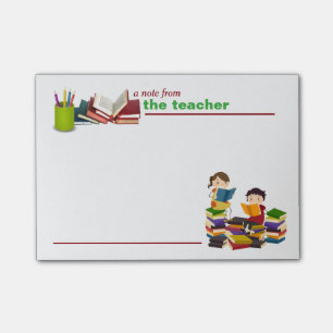 A Note from the Teacher Post-it Notes