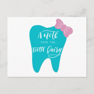 A Note from the Tooth Fairy Postcard