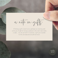 A note on gifts, Honeymoon Wish Fund Cash