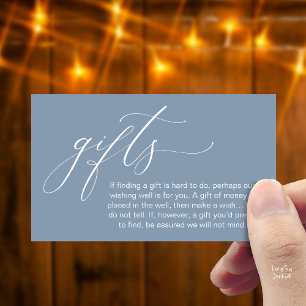 A Note On Gifts, Honeymoon Wish Wishing Well, Fund Enclosure Card