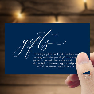 A Note On Gifts, Honeymoon Wish Wishing Well, Fund Enclosure Card