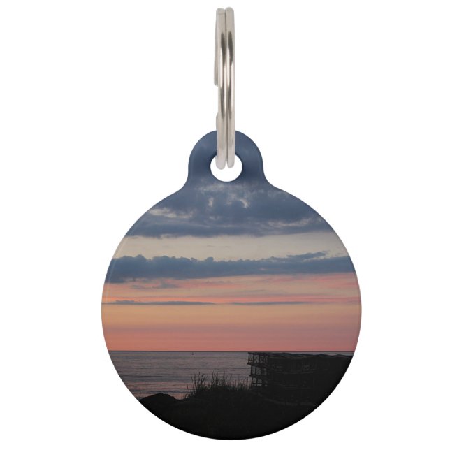 A Nova Scotian Sunset Pet Tag (Front)