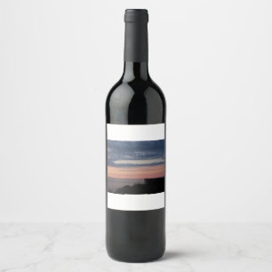 A Nova Scotian Sunset Wine Label