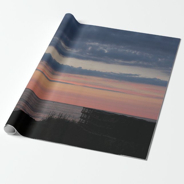 A Nova Scotian Sunset Wrapping Paper (Unrolled)
