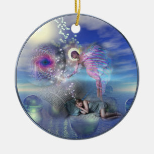 A novel can be a portal into parallel realities ceramic tree decoration