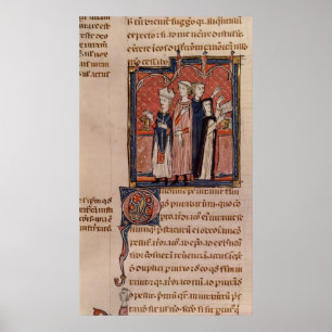 A nun taking her vows and mass poster