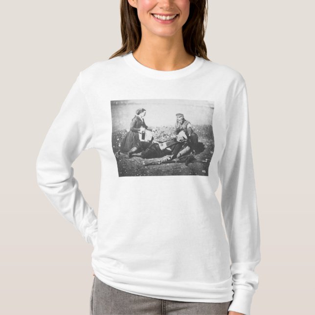 A Nurse Tending a Wounded Man T-Shirt (Front)