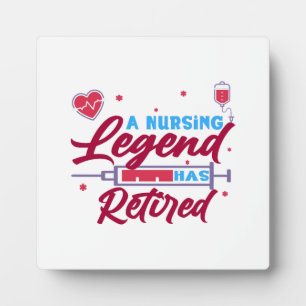 A Nursing legend has Retired Plaque