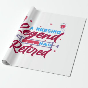 A Nursing legend has Retired Wrapping Paper