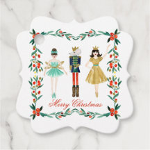 A NutCracker Christmas Gift Tags, Favour Tags