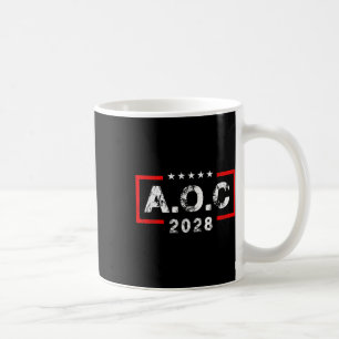 A.o.c Alexandria Ocasio Cortez 2028 For President Coffee Mug