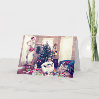 A One Eye'd Cat Christmas Story Holiday Card